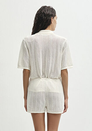 Ekru Şort 1410223-70057