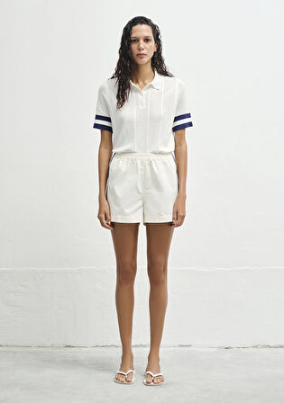 Ekru Şort 1410222-70057