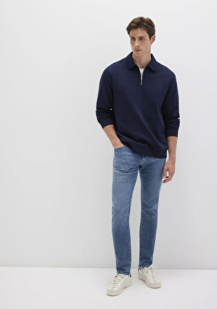 Jake Sporty Indigo Puslu Jean Pantolon 0042290651