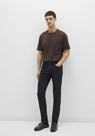 Jake Classic Denim Yıkamalı Antrasit Jean Pantolon 0042290642