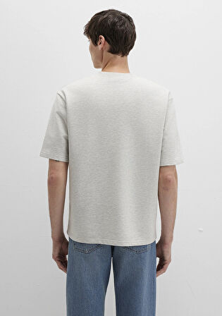 Baskılı Gri Tişört 0612846-82498