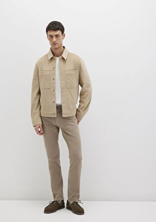 Marcus Mavi Black Açık Kahverengi Gabardin Pantolon 0035190689