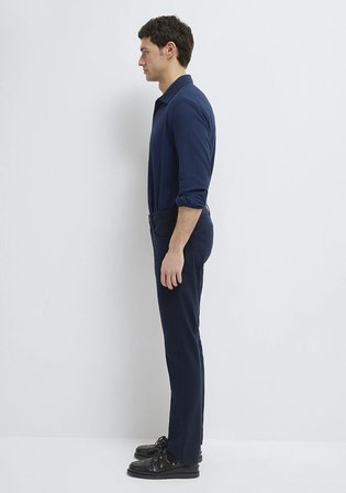 Marcus Koyu Lacivert Comfort Gabardin Pantolon 0035190674