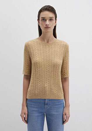 Kısa Kollu Sarı Kazak 1710702-90659