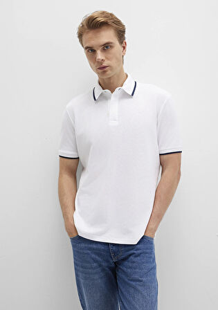 Beyaz Polo Tişört 0612893-620