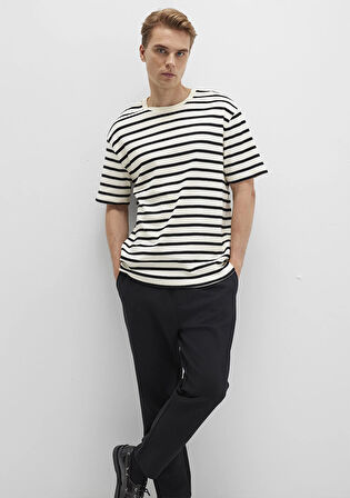 Siyah Çizgili Tişört 0612860-900
