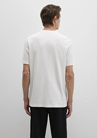 Mavi Black Baskılı Beyaz Tişört 0612873-70057