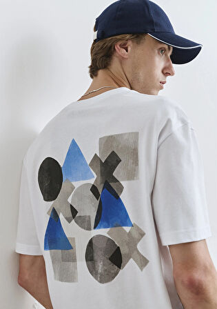 PlayStation Baskılı Beyaz Tişört 0612926-620