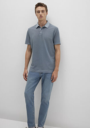 Gri Polo Tişört 0612820-80889