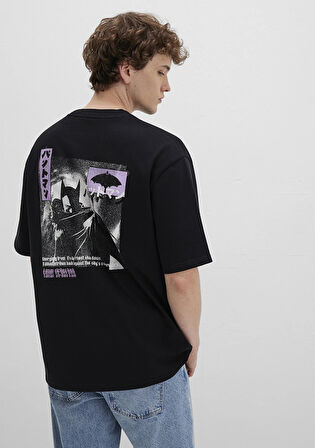 Batmann Baskılı Siyah Tişört 0612920-900