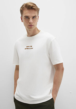 Baskılı Ekru Tişört 0612836-70057