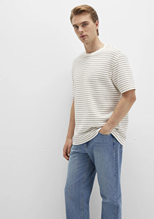 Kahverengi Çizgili Tişört 0612831-71816