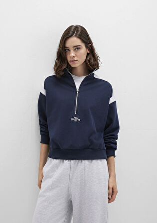 Lacivert Sweatshirt 1S10360-32184
