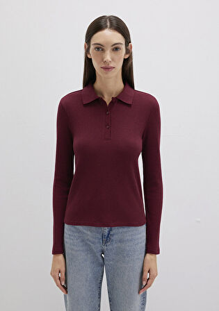 Bordo Polo Tişört 1613413-70394