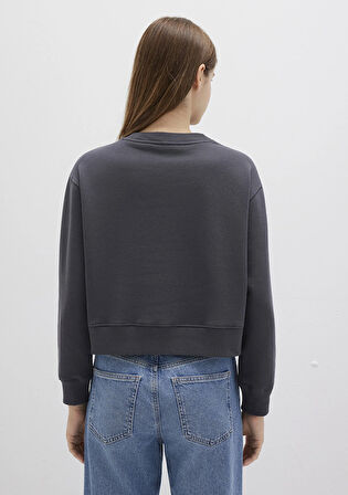 Bisiklet Yaka Antrasit Sweatshirt 1S10387-83620