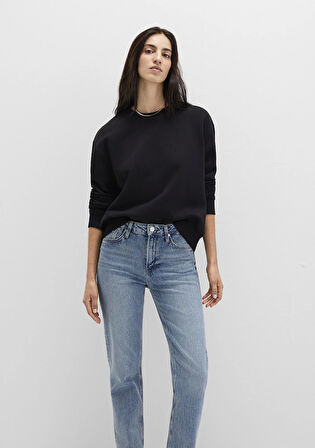 Bisiklet Yaka siyah Sweatshirt 1S10390-900