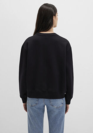 Bisiklet Yaka siyah Sweatshirt 1S10390-900