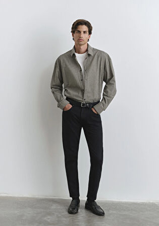 Milan Classic Denim Yıkamalı Siyah Jean Pantolon 0081090642