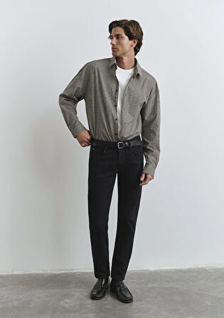Milan Classic Denim Yıkamalı Siyah Jean Pantolon 0081090642