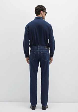 Martin Mavi Black Koyu Puslu Mavi Jean Pantolon 0037890982