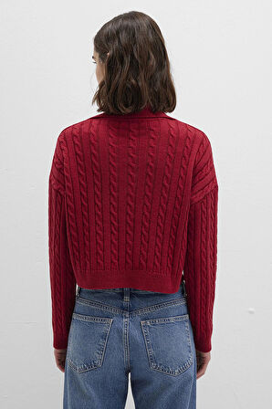 Mavi Kadın Polo Yaka Kazak M1710717-70391