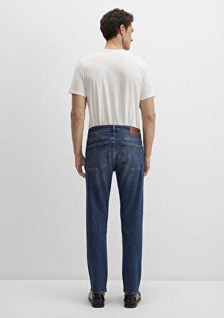 Milan Classic Denim Vintage Koyu Mavi Jean Pantolon 0081090816