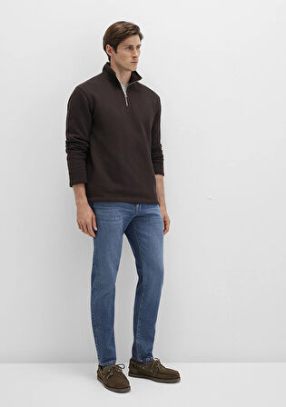 Milan Street Puslu Koyu Mavi Jean Pantolon 0081088217