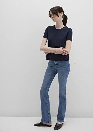Lacivert Basic Tişört 1613406-86623