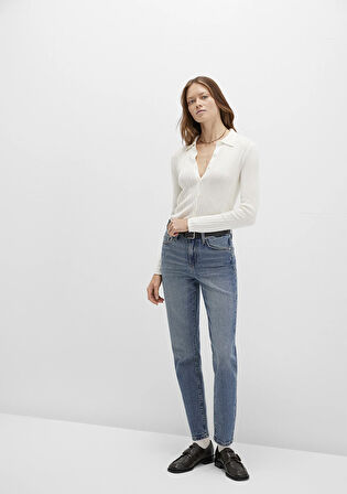 Cindy Classic Denim Gölgeli Indigo Mavisi Jean Pantolon 100277-90498