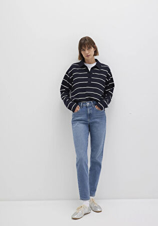 Cindy Real Blue Indigo Mavisi Jean Pantolon 100277-90993