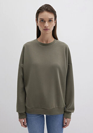 Lux Touch TENCEL TM Modal MavKahverengi Sweatshirt 168837-87538