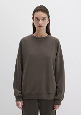 Lux Touch TENCEL TM Modal MavKahverengi Sweatshirt 168837-90707