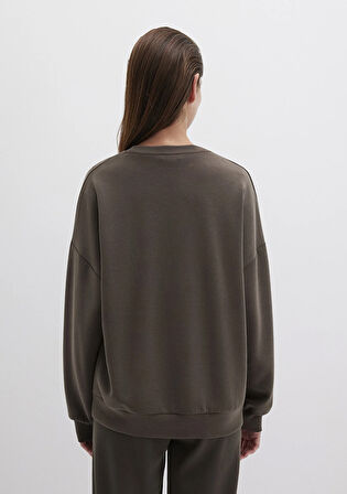 Lux Touch TENCEL TM Modal MavKahverengi Sweatshirt 168837-90707