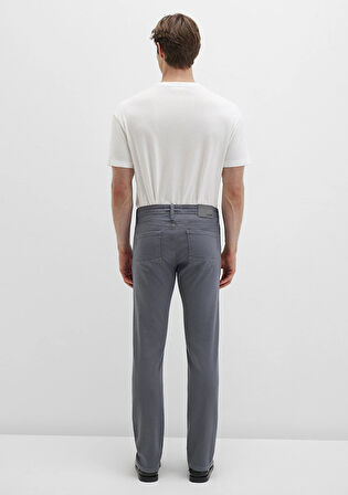 Jake Sisli Gri Gabardin Pantolon 0042290683