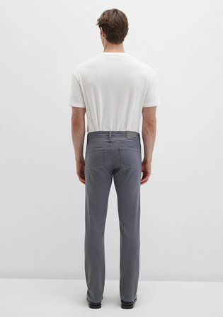 Jake Sisli Gri Gabardin Pantolon 0042290683