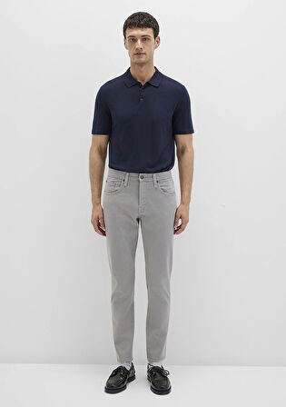 Milan Mavi Black Gri Gabardin Pantolon 0081090688