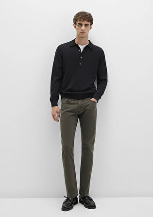 Jake Mavi Black Koyu Yeşil Gabardin Pantolon 0042290685