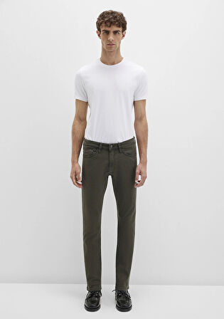 Jake Mavi Black Koyu Yeşil Gabardin Pantolon 0042290685