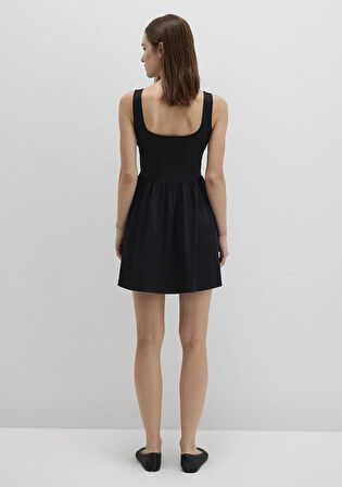 Siyah Mini Elbise 1310724-900