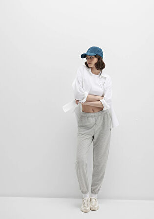 Gri Basic Eşofman Altı 1600823-32175