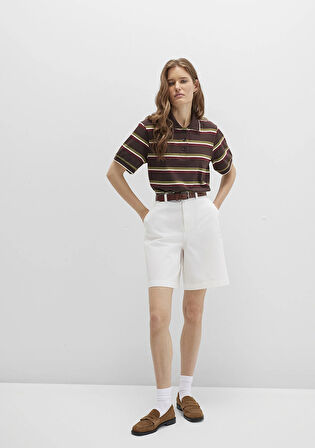 Ekru Şort 1410215-70057