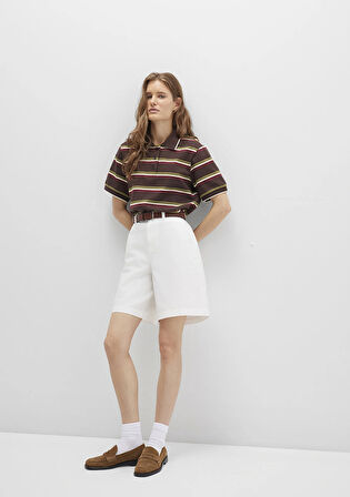 Ekru Şort 1410215-70057