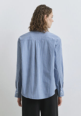 Kareli Mavi Gömlek 1211203-84598