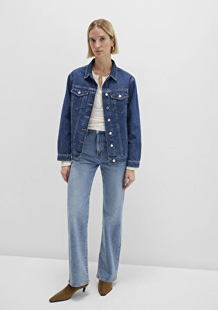 Karla 90lar Koyu Mavi Jean Ceket 110154-91001