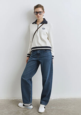 Leila Real Blue Indigo Mavisi Jean Pantolon 1010600-90997