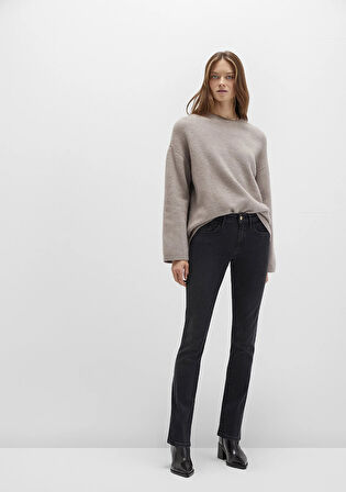 Mona Gold Premium Koyu Gri Smoke Jean Pantolon 1049790521