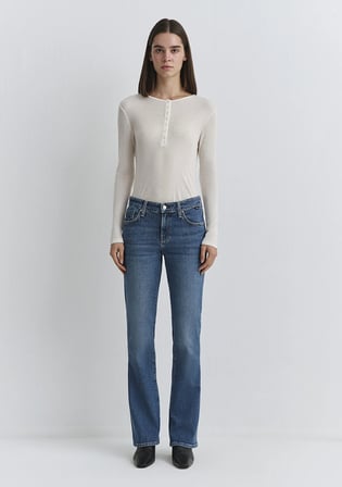 Molly Classic Denim Indigo Mavisi Jean Pantolon 1013690520