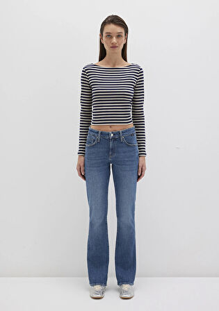 Molly Classic Denim Indigo Mavisi Jean Pantolon 1013690520