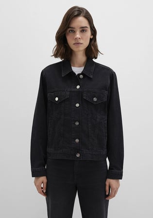Ruby Iconic Koyu Gri Jean Ceket 1110505-89163