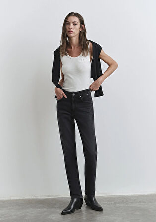 Rockstar Iconic Koyu Gri Smoke Jean Pantolon 1010762-90529